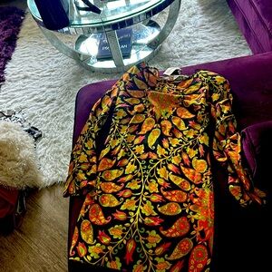 Short flowery petite dress from Zara-open back design